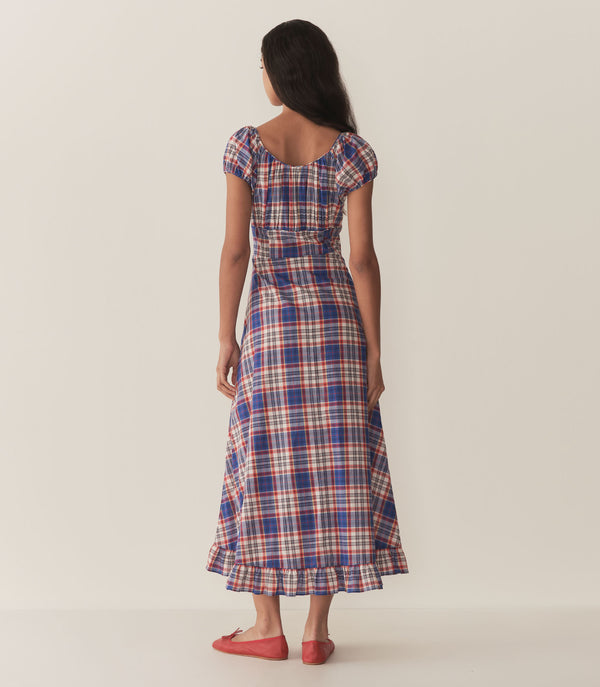 Dôen RAMONA DRESS COTE D’AZUR PLAID