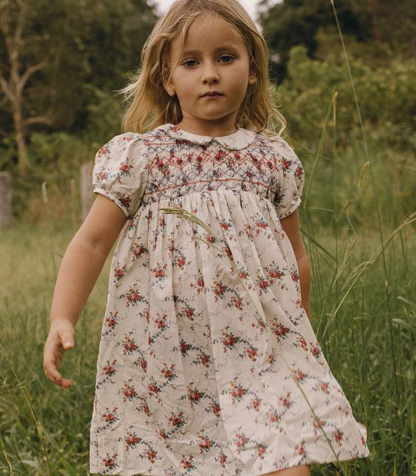 Dôen ROSETTE DRESS LIBERTY ALESSIA ROSE