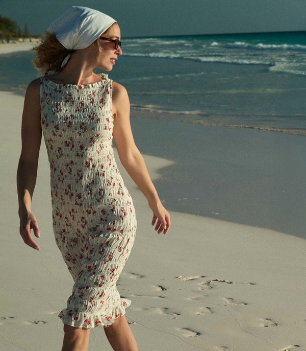 Dôen ROSINE DRESS POPPY FIELD