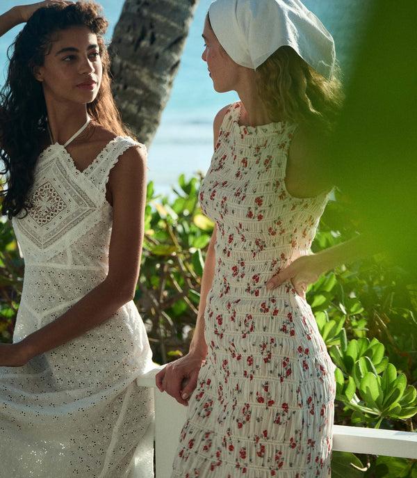 dôen ROSINE DRESS POPPY FIELD