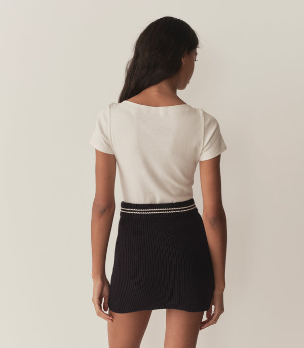 Dôen SEYMOUR SKIRT DEEP NAVY