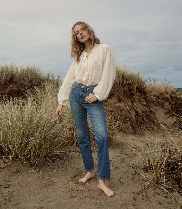 Dôen THE JANE BLOUSE BLACK