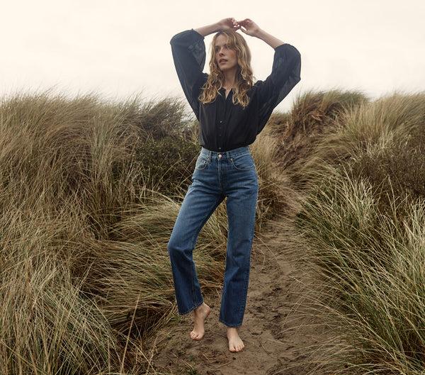 Dôen THE JANE BLOUSE BLACK