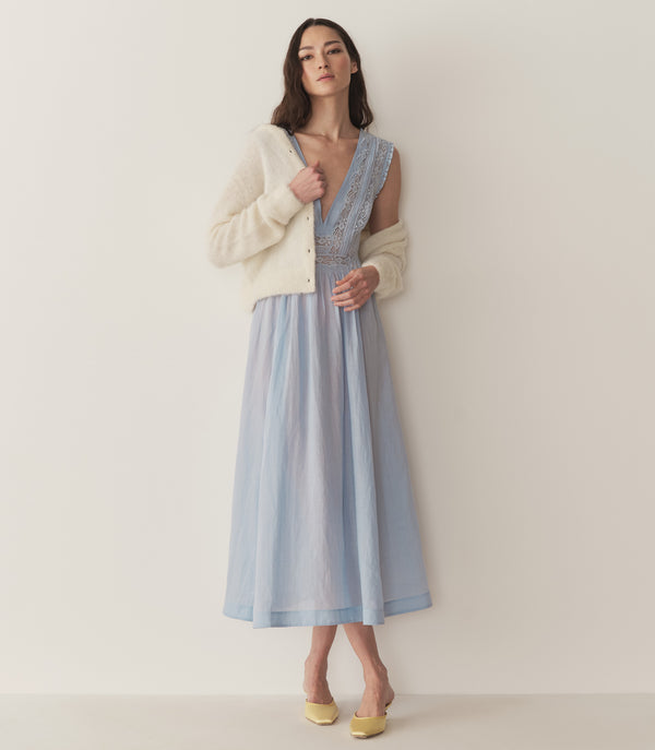 Dôen VICTORIA DRESS ICY BLUE