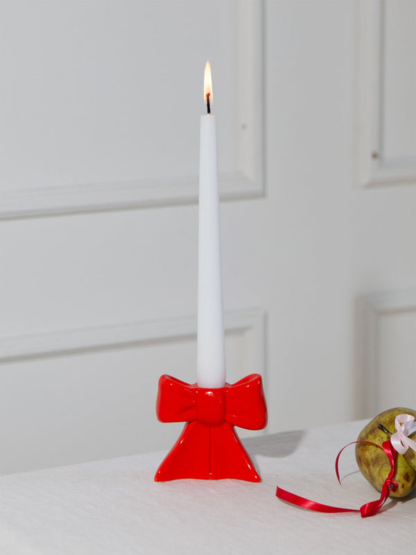 Doiy Bow Candle Holder Small