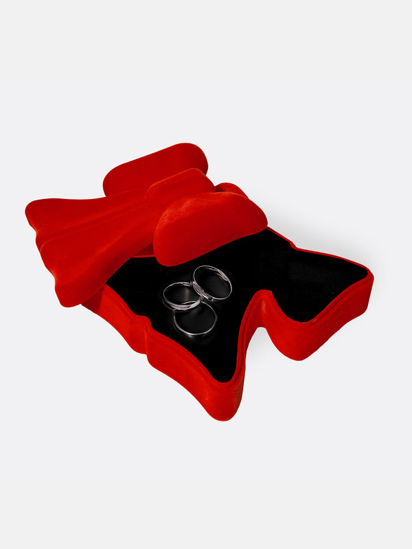 Doiy Bow Storage Box Red