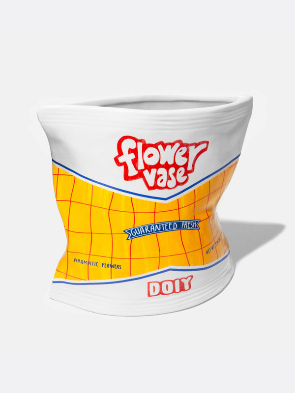 Doiy Corner Shop Vase Chips Bag