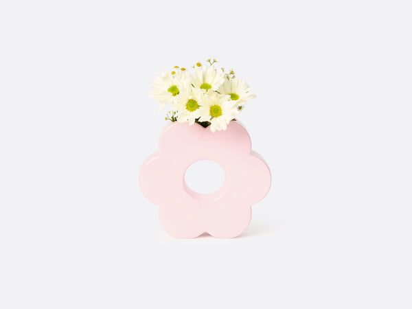 Doiy Daisy Vase Pink