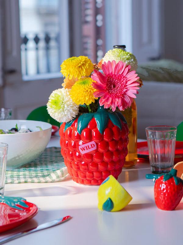 Doiy Farmers' Market Raspberry Vase