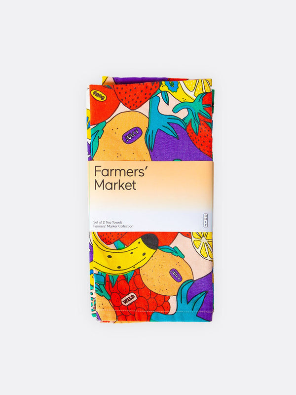 doiy Farmers' Market Tea Towels