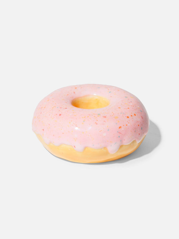 Doiy Fast Food Candle Holder Donut Pink