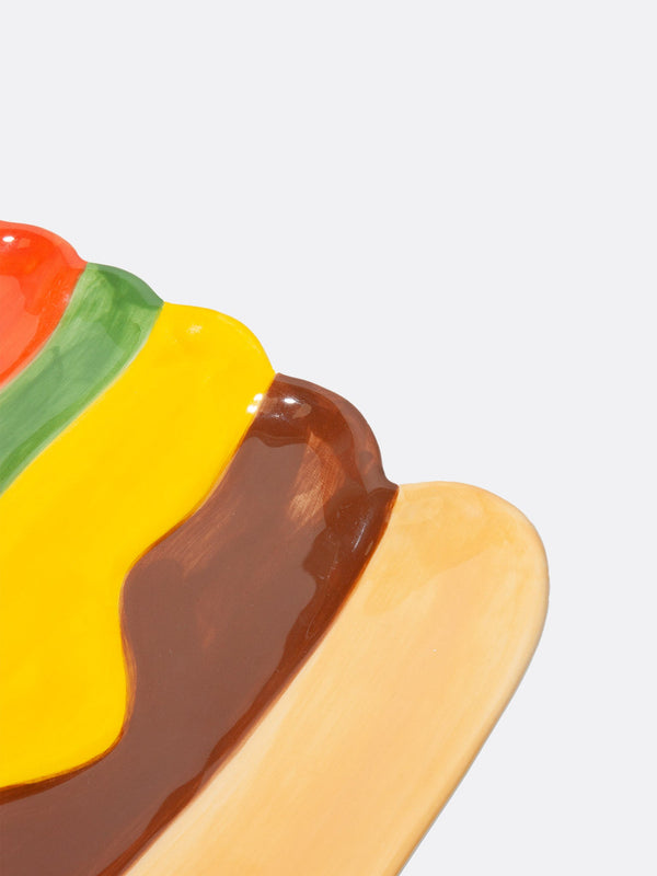 Doiy Fast Food Plate Burger