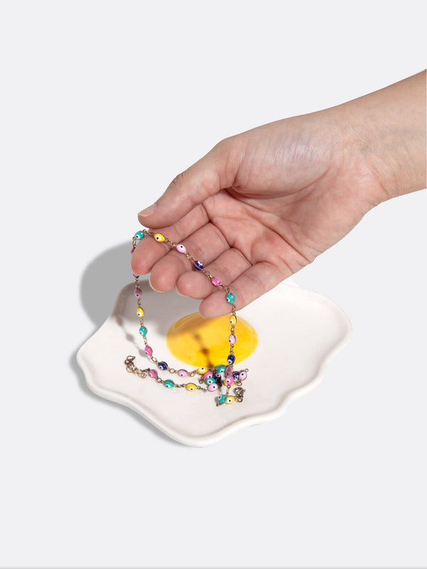 Doiy Fast Food Trinket Tray Fried Egg