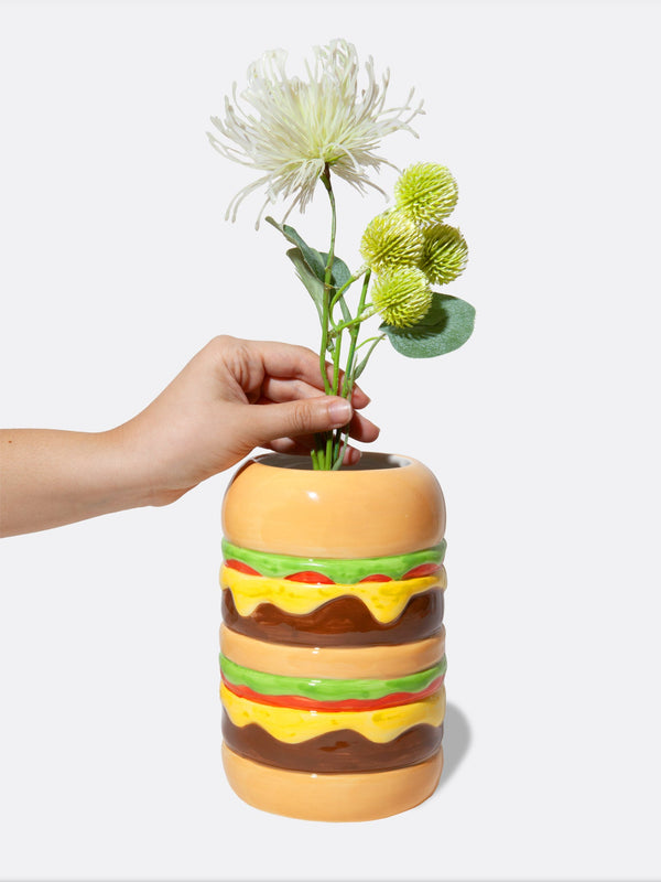Doiy Fast Food Vase Burger