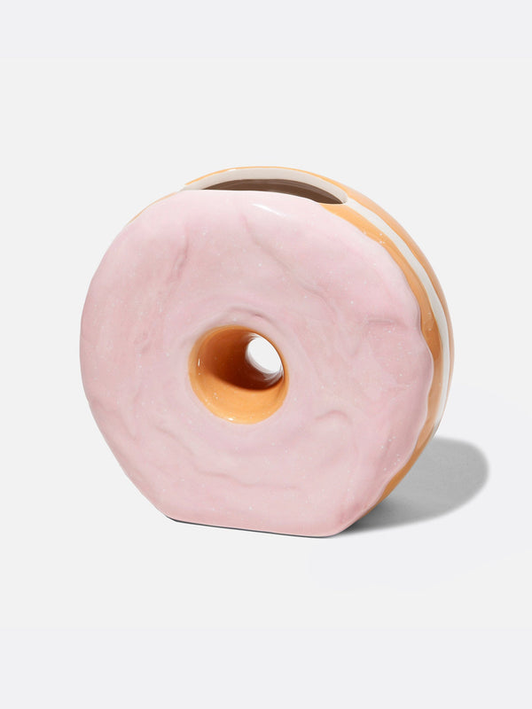 doiy Fast Food Vase Donut