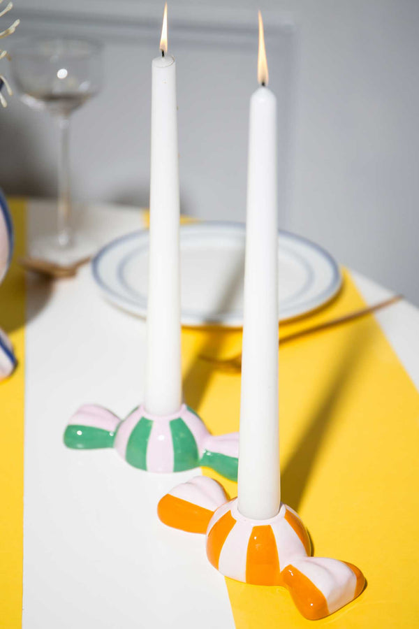 Doiy Funfair Candle Holder Green