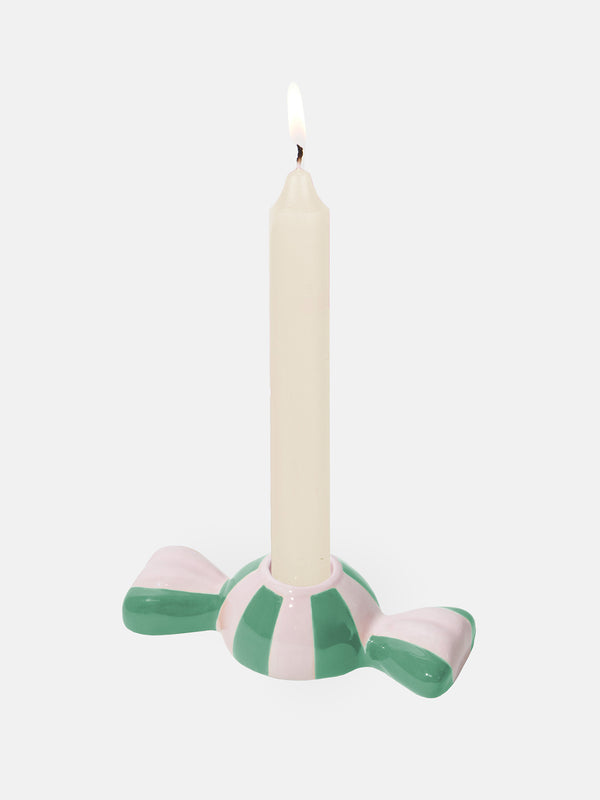 Doiy Funfair Candle Holder Green