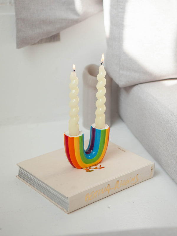 Doiy Rainbow Candle Holder