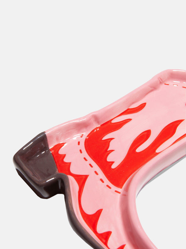 Doiy Rodeo Cowboy Boot Trinket Tray