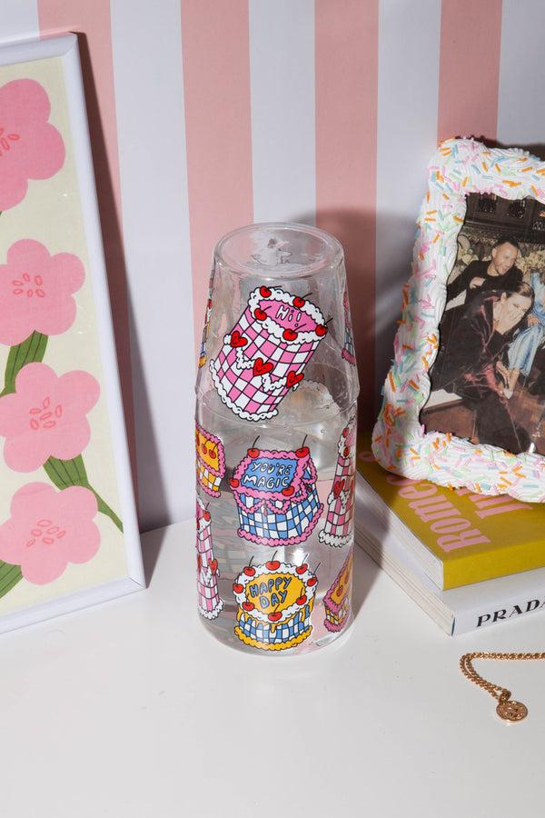 Doiy Sweetie Jar & Glass
