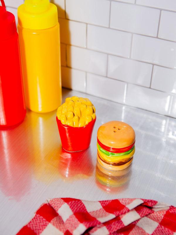 Doiy Fast Food Salt And Pepper Shakers Fries & Burger