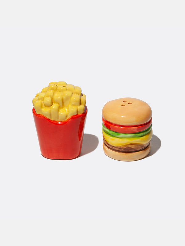 doiy Fast Food Salt and Pepper Shakers Fries & Burger