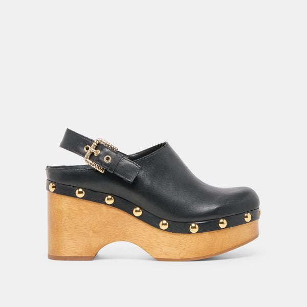 Dolce Vita Adelan Clogs Black Leather BLACK LEATHER