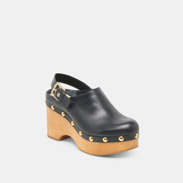Dolce Vita Adelan Clogs Black Leather BLACK LEATHER