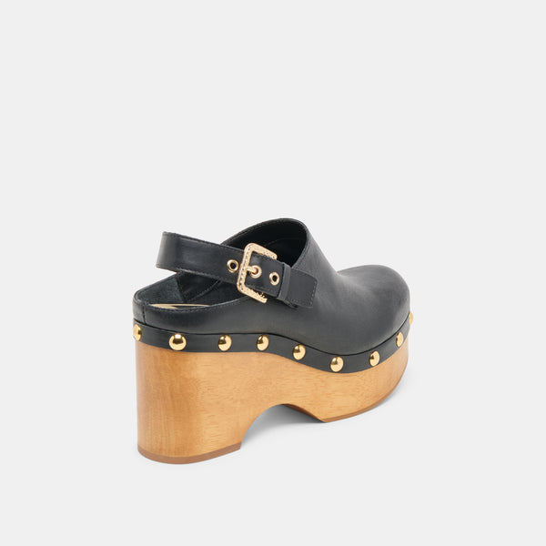 Dolce Vita Adelan Clogs Black Leather BLACK LEATHER