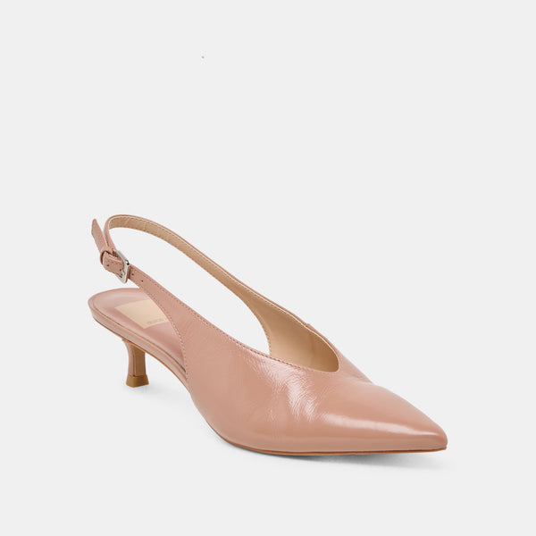 Dolce Vita Alenna Heels Whiskey Crinkle Patent WHISKEY CRINKLE PATENT