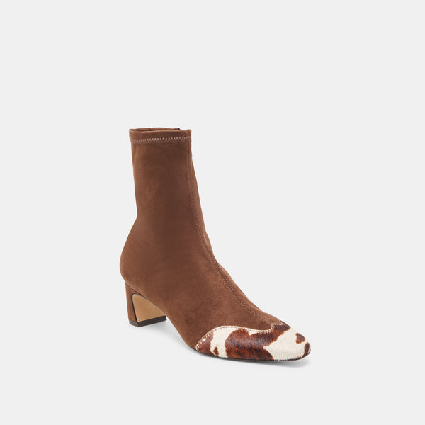 Dolce Vita Anika Boots Dk Brown Multi Stella Suede DK BROWN MULTI STELLA SUEDE