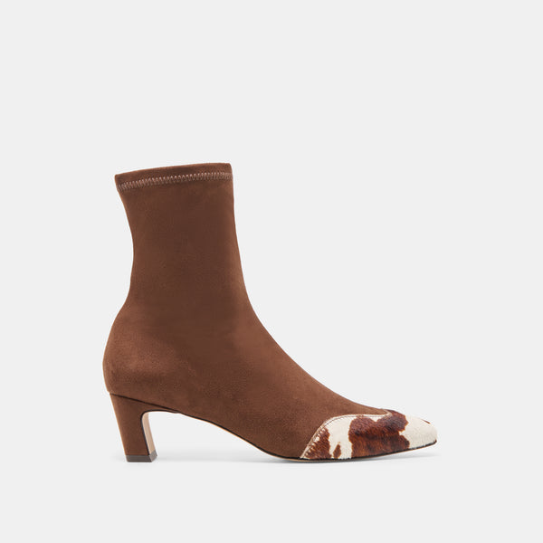 dolce vita Anika Boots Dk Brown Multi Stella Suede DK BROWN MULTI STELLA SUEDE