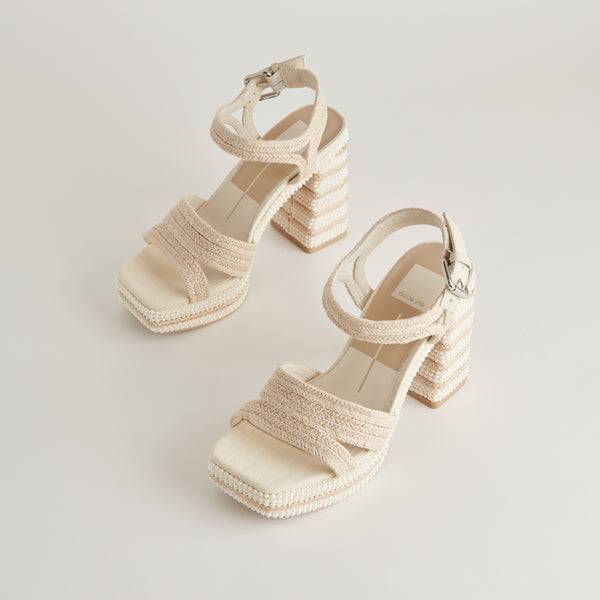 dolce vita Anira Pearl Heels Ivory Pearls IVORY PEARLS