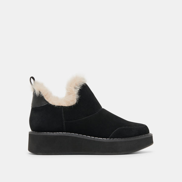 Dolce Vita Ardy Plush H2O Booties Onyx Suede ONYX SUEDE