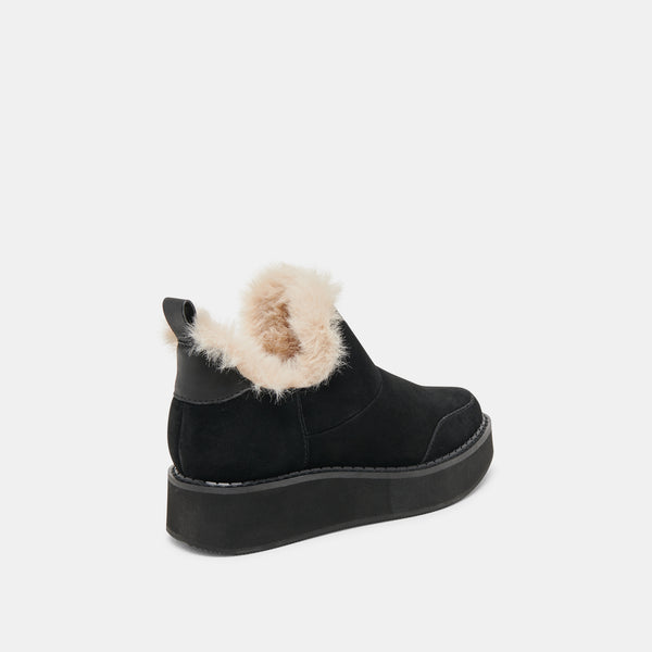 Dolce Vita Ardy Plush H2O Booties Onyx Suede ONYX SUEDE