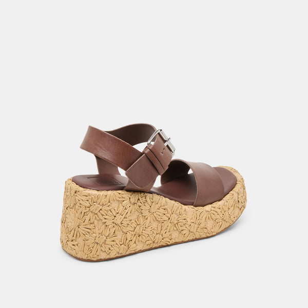 Dolce Vita Auri Wedges Dk Brown Leather DK BROWN LEATHER