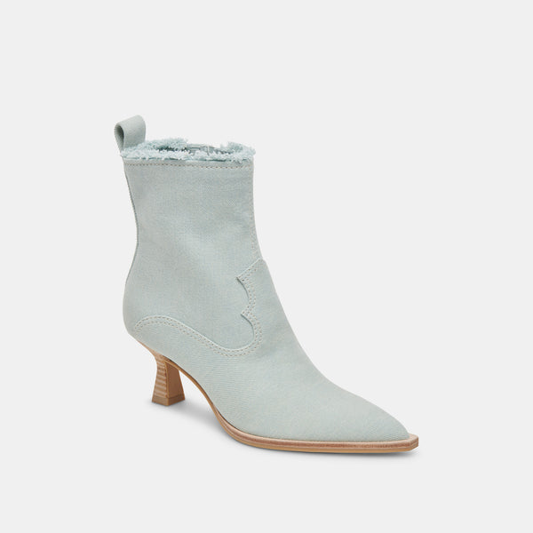 Dolce Vita Austin Boots Light Blue Denim LIGHT BLUE DENIM