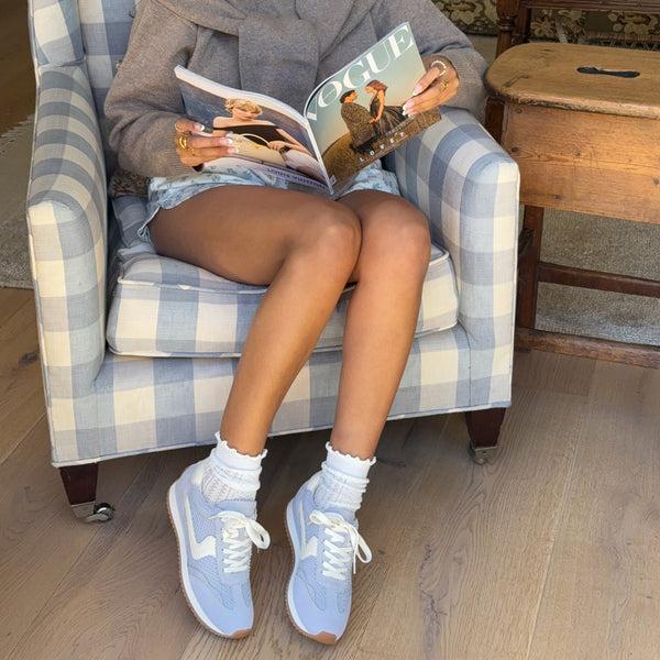 Dolce Vita B.ntcd Mesh Sneakers Dusty Blue Woven Mesh DUSTY BLUE WOVEN MESH