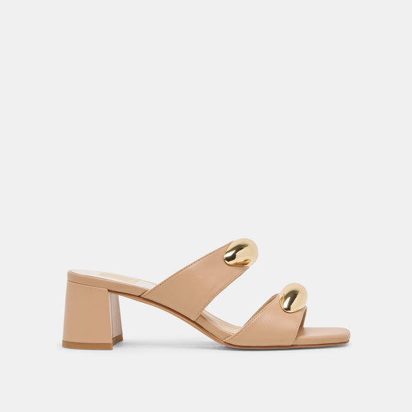 Dolce Vita Barnet Heels Light Tan Leather LIGHT TAN LEATHER