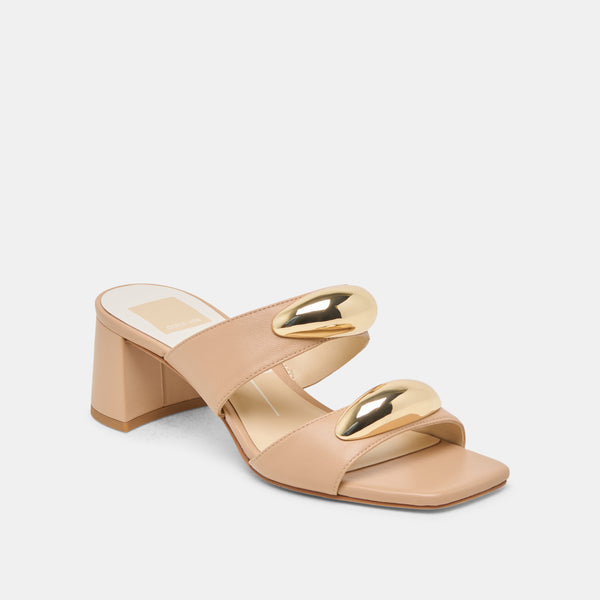 Dolce Vita Barnet Heels Light Tan Leather LIGHT TAN LEATHER
