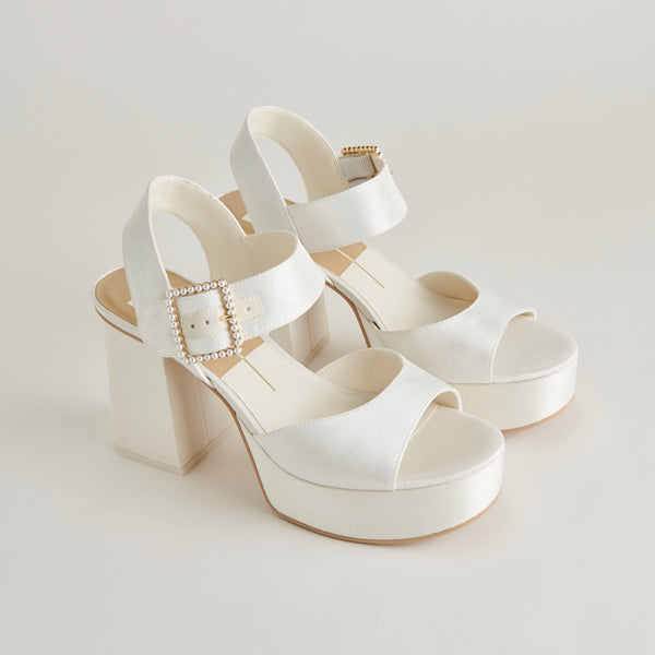 Dolce Vita Bobby Pearl Heels White Pearls WHITE PEARLS