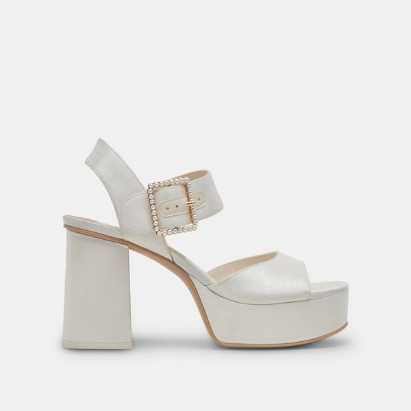 Dolce Vita Bobby Pearl Heels White Pearls WHITE PEARLS