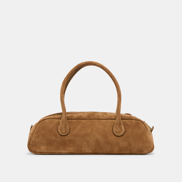 Dolce Vita Boracay Shoulder Bag Brown Suede BROWN SUEDE