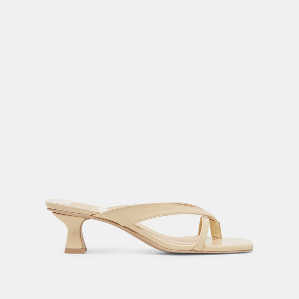 dolce vita Brevel Heels Light Yellow Leather LIGHT YELLOW LEATHER