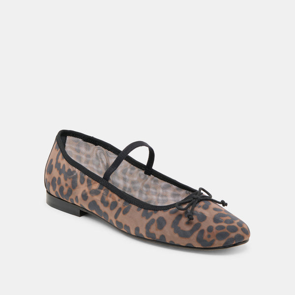 Dolce Vita Cadel Ballet Flats Dk Leopard Mesh DK LEOPARD MESH