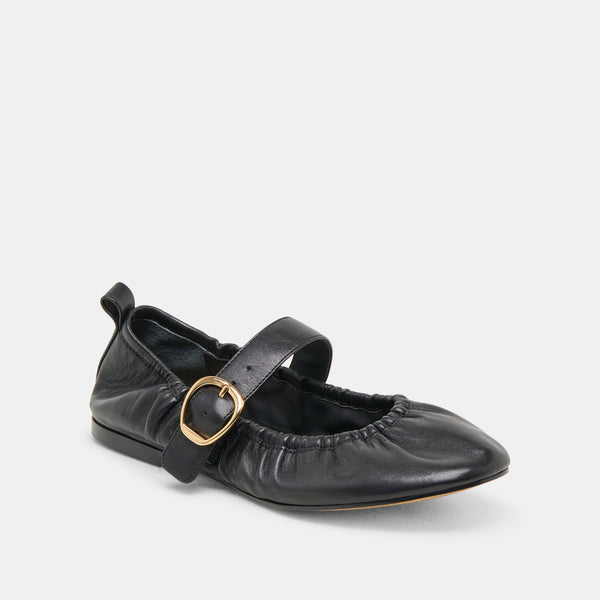 Dolce Vita Caely Ballet Flats Black Leather BLACK LEATHER