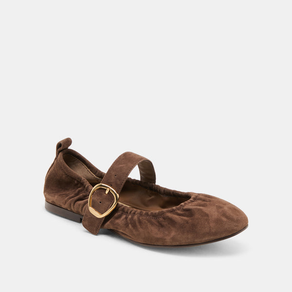 Dolce Vita Caely Ballet Flats Dk Brown Suede DK BROWN SUEDE