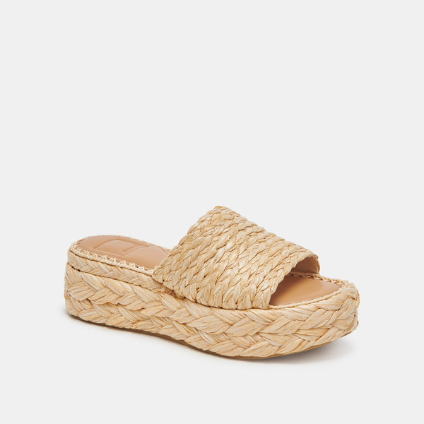 Dolce Vita Chavi Sandals Lt Natural Raffia LT NATURAL RAFFIA