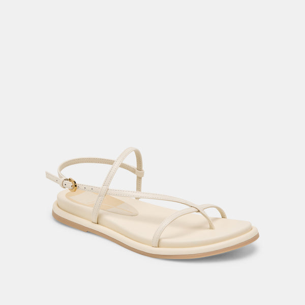 Dolce Vita Dallen Sandals Off White Leather OFF WHITE LEATHER