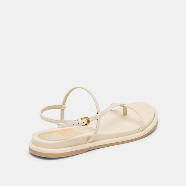 Dolce Vita Dallen Sandals Off White Leather OFF WHITE LEATHER